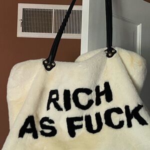 AKIRA: Rich AF Faux Fur body bag